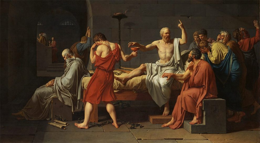 Sokratova smrt, slikara Žak-Luja Davida (1787.)
